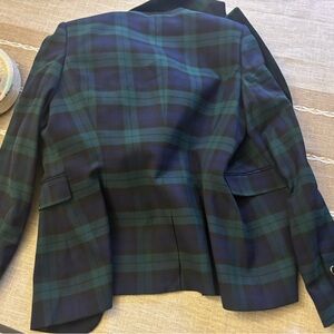 Plaid Blazer in Blue and Green — Tommy Hilfiger